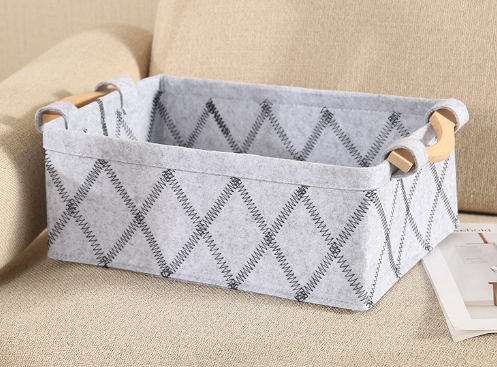 Felt Storage Basket Image 1