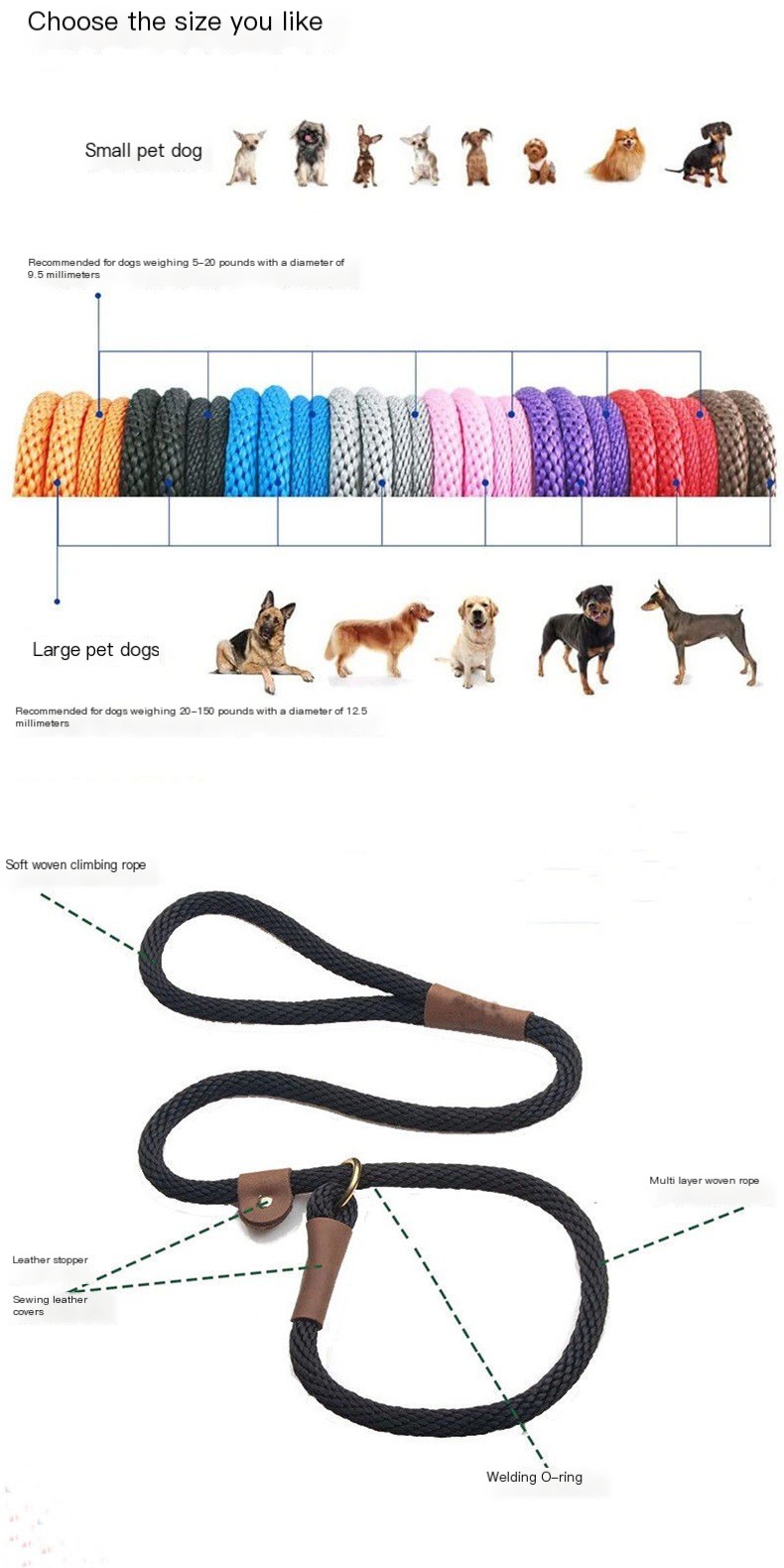 Nylon Dog Leash