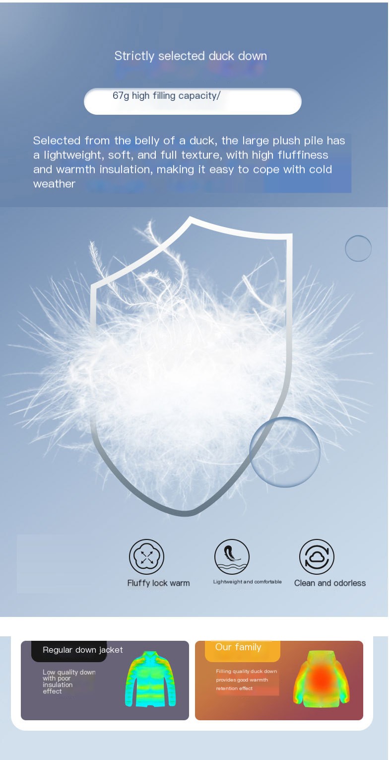 CUHK boys and girls down liner autumn and winter student school uniform partner artifact foreign style children's down inner wear thin style