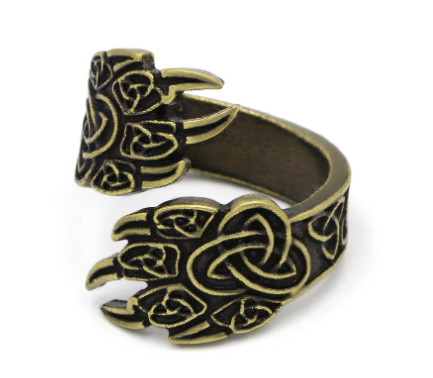 Bear Paw Ring - Silver