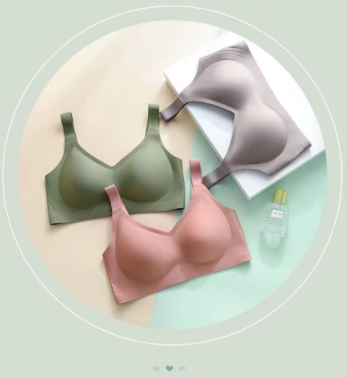 Seamless Latex Jelly Bra Image 2