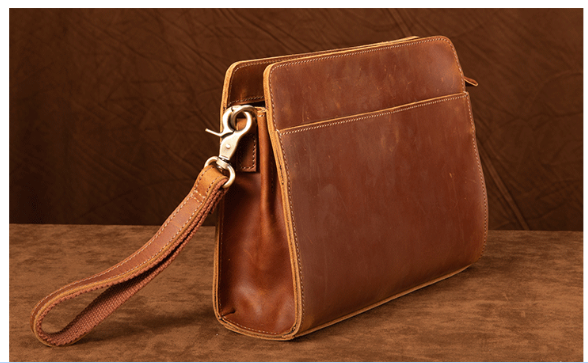 Genuine Leather Men's Clutch Bag