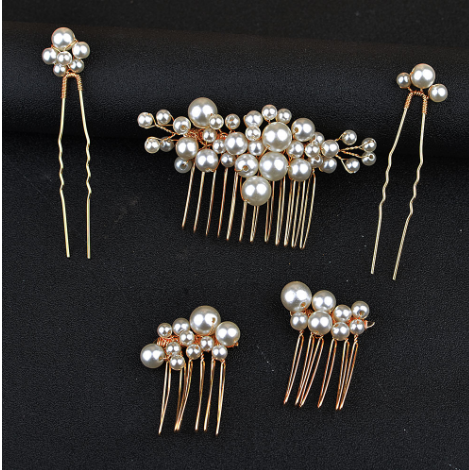 Vintage Baroque Large Pearl Hair Fork