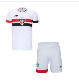 Conjunto Infantil São Paulo I 24/25 - Branco定制球衣
