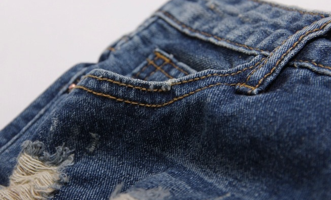 Denim Shorts Image 6