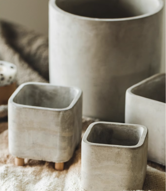 Cement Flower Pot Image 12
