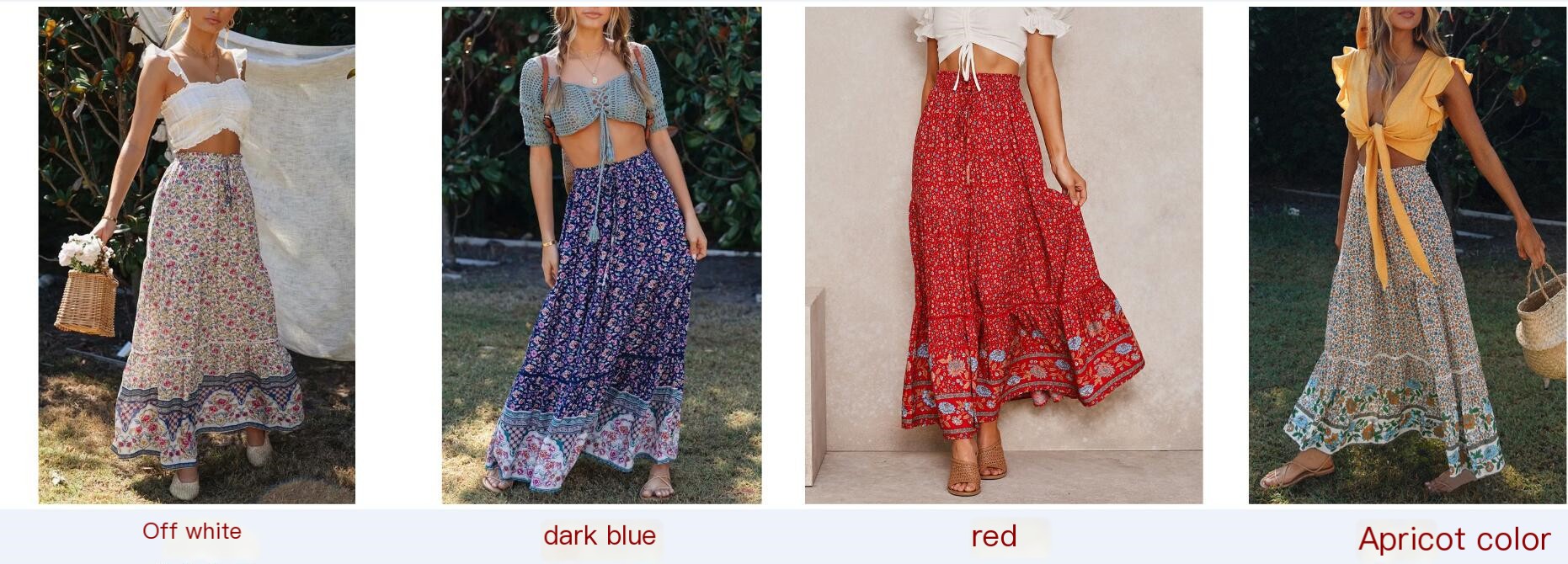 Apricot Umbrella Skirt