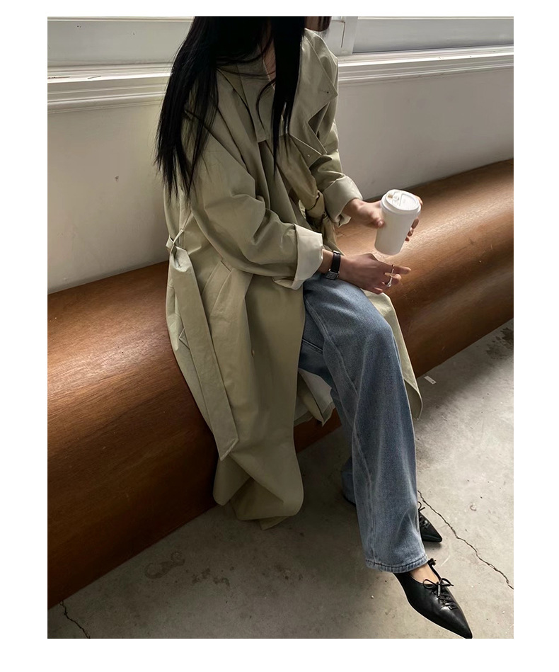 Women's Fashion Lapel Trench Coat
