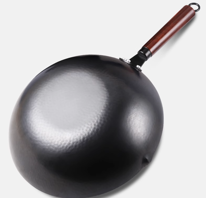 Frying Pan with Wooden Lid