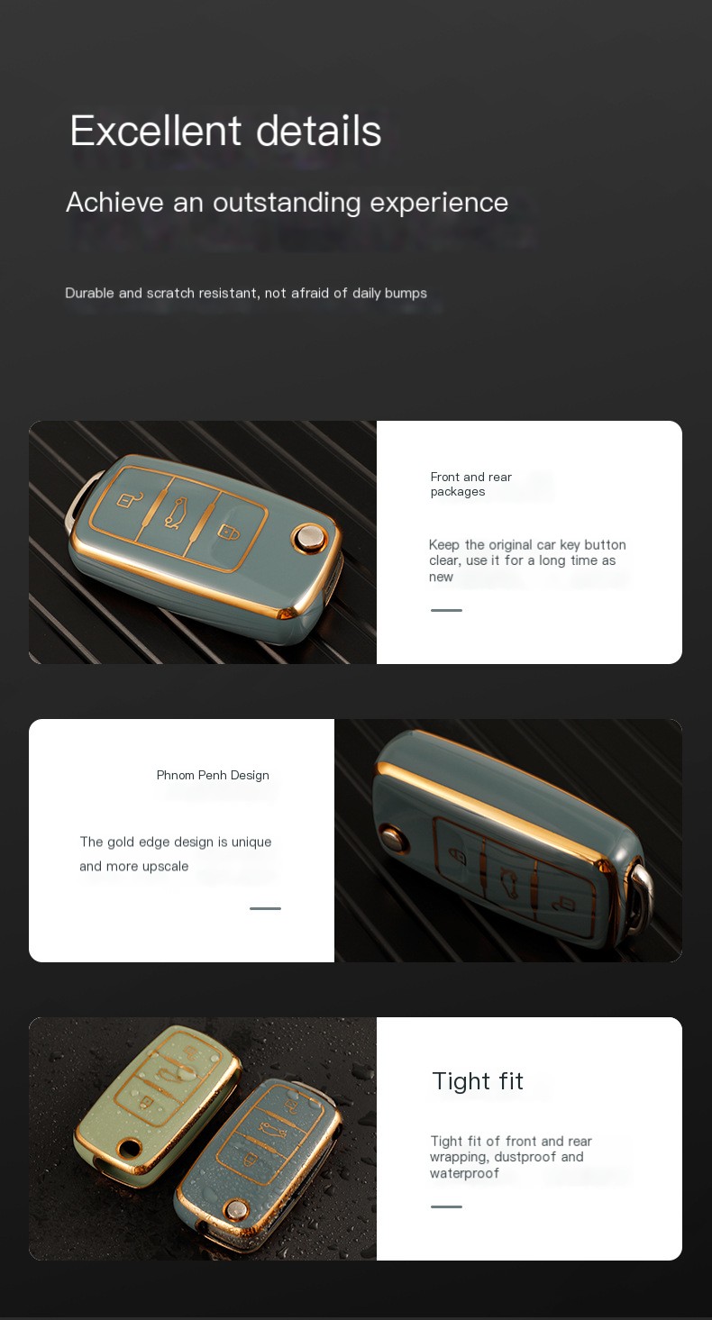 Volkswagen Key Case Color Options