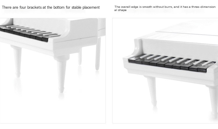 Piano Fruit Fork Set - Stylish Display