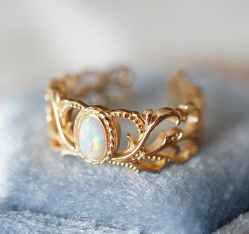 Fashion Personality Opal Ring 3