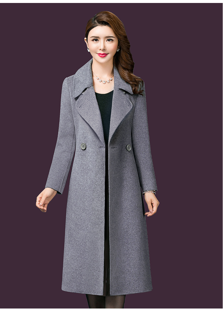 Women's Woolen Coat Image 5