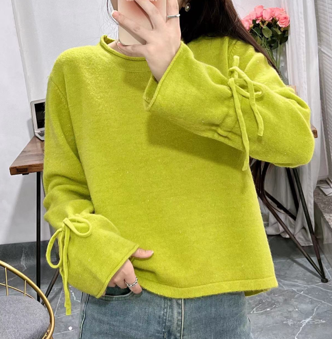 Pullover Knit Sweater Image 7