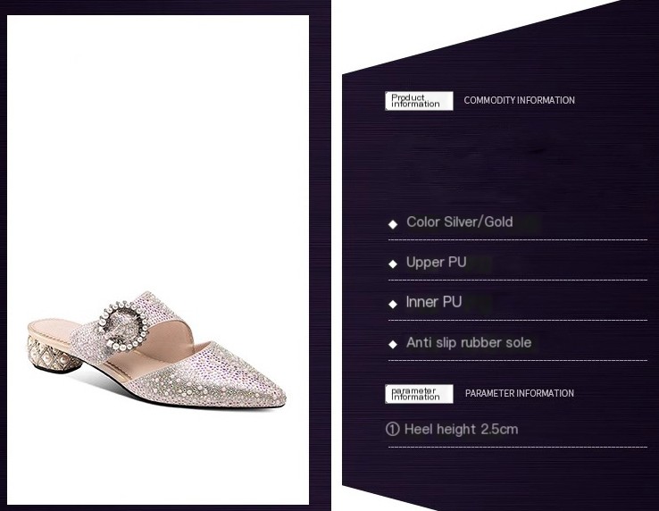 Baotou High Heeled Slippers 1