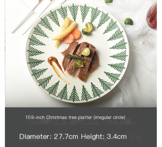 Christmas Tree Dinnerware Set Image 2