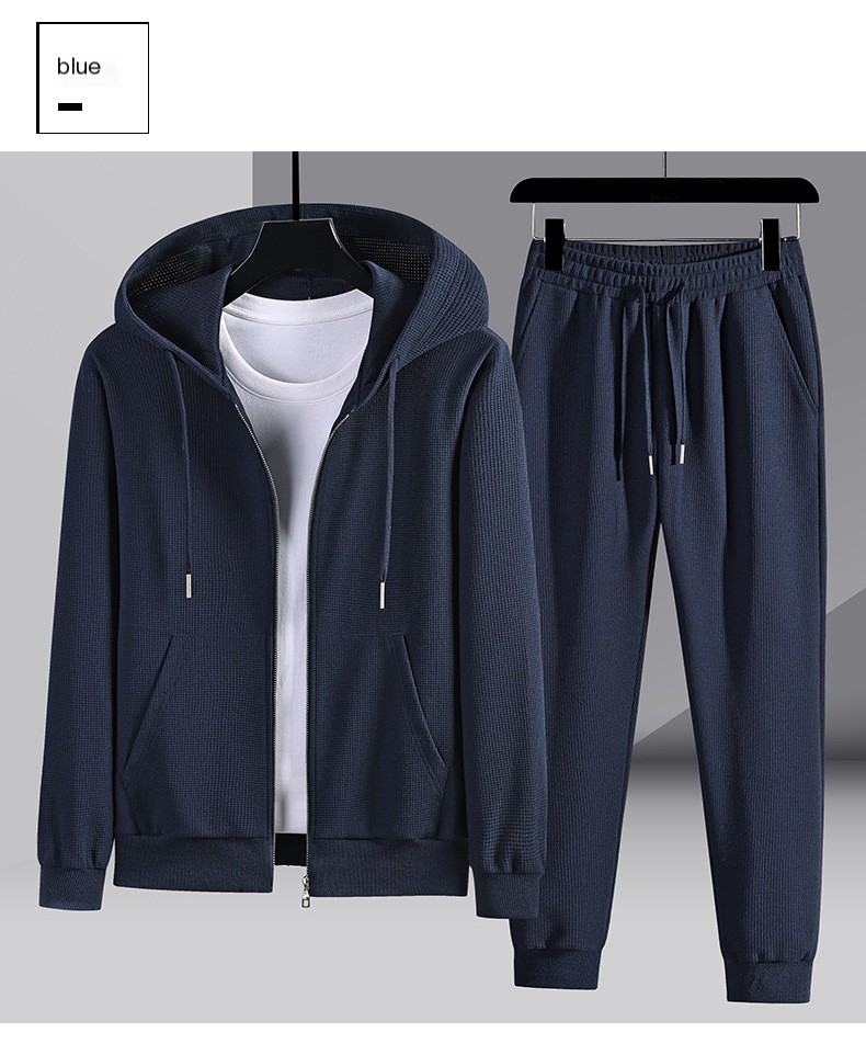 Waffle-Knit Loungewear Set Image 5