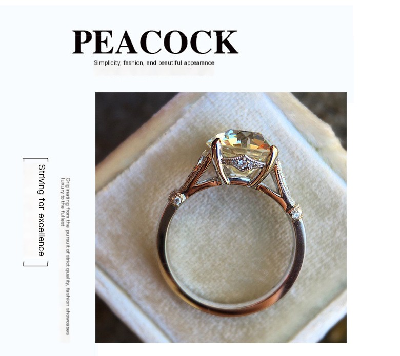 Moissanite Engagement Ring