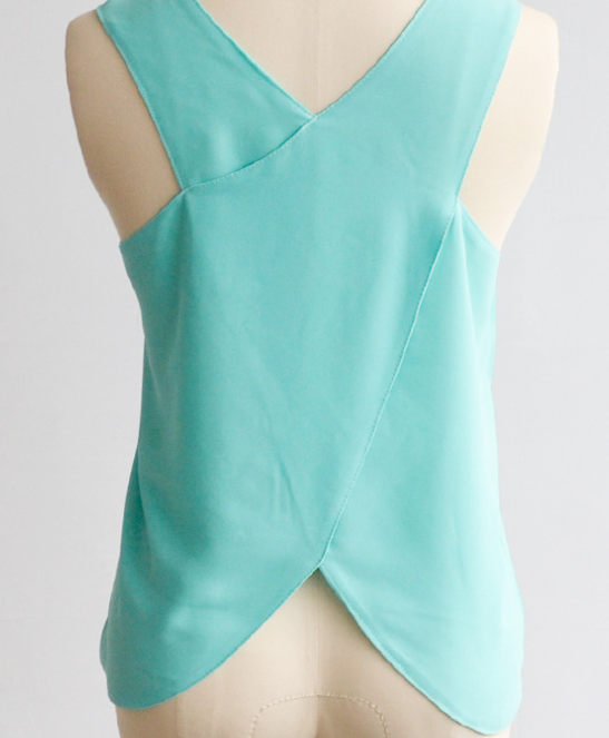 Halter Top Chiffon Vest Image 5
