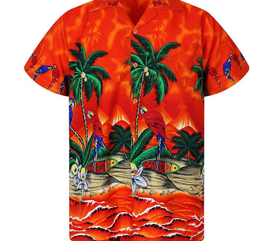 Men's Hawaiian Shirt Image 3