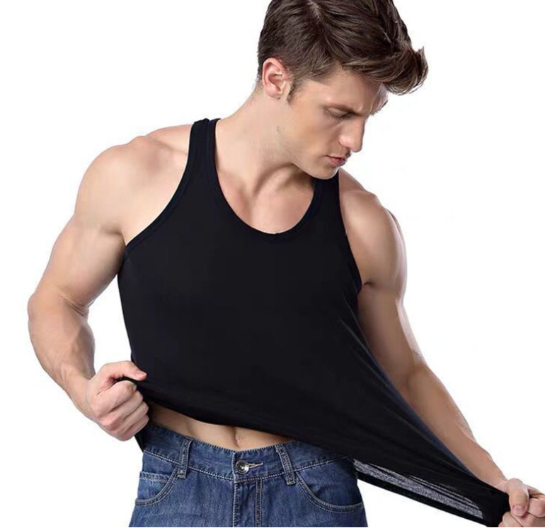 Men's Round Neck Vest Details