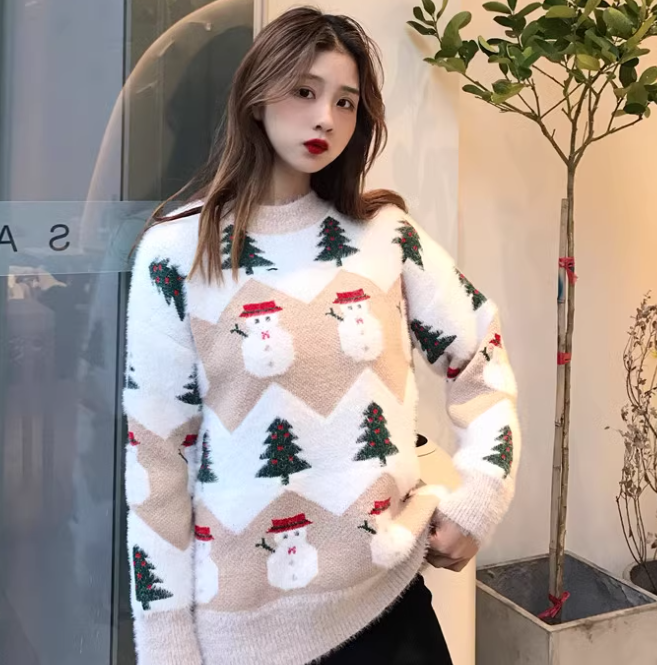 Christmas Sweater Pink