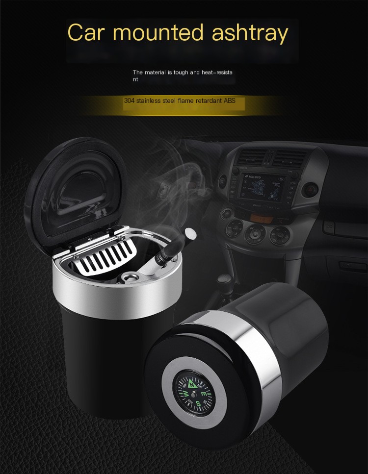 Car Compass Ashtray 1
