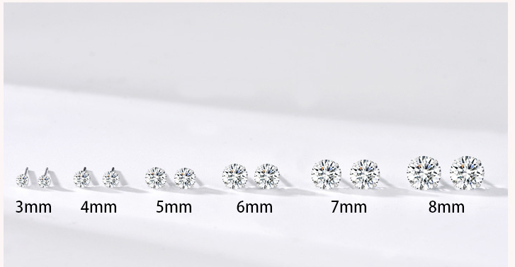 Feeling Luxe Genuine 925 Sterling Silver Studs