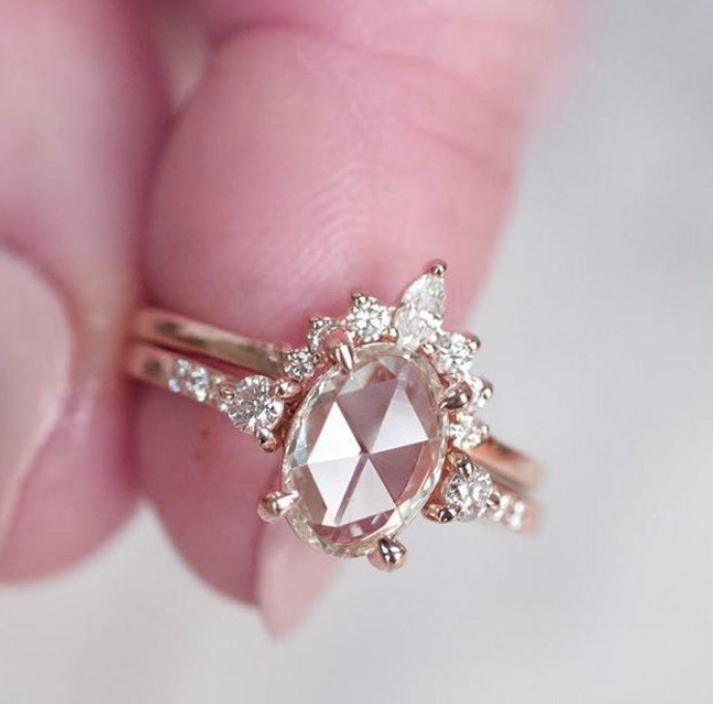 Sunflower Zircon Ring Image 3