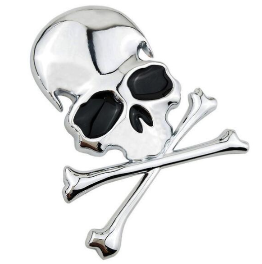 Skull Car Emblem Design 2