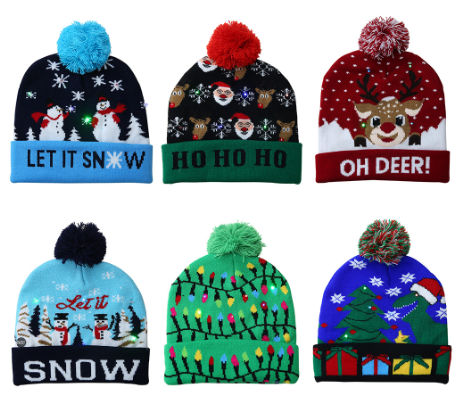 Snowman and Reindeer Christmas Hat 3
