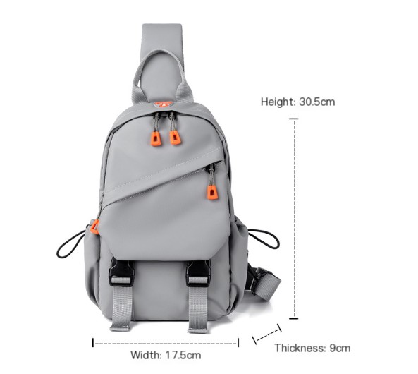 Mochila tática - Vista frontal
