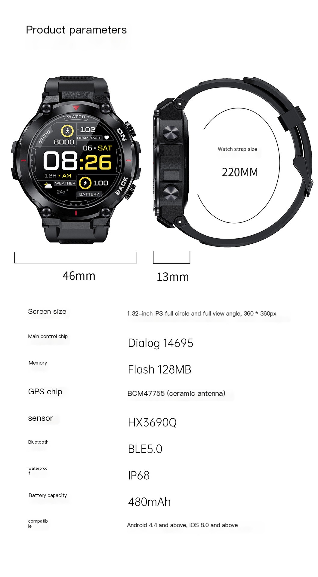 K37 Smartwatch