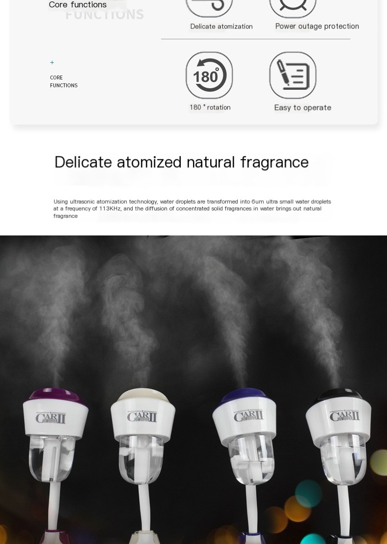 Car Humidifier in Blue