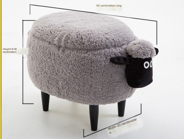 Sean Sheep Sofa Stool Image 1