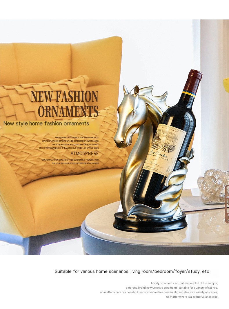 Horse Head Wine Rack Image 7