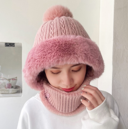 Lady's Velvet Thickened Thermal Beret Black