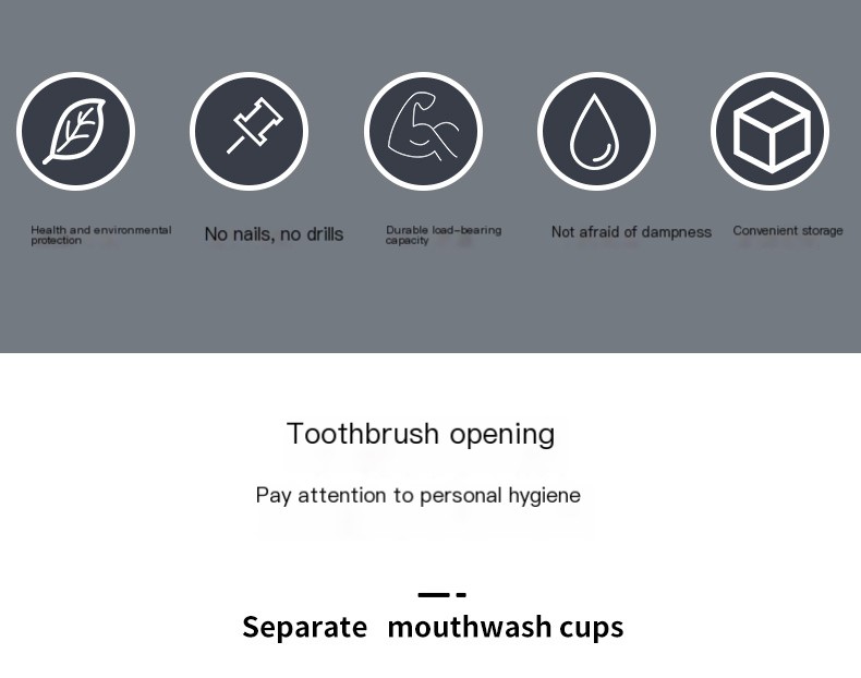 Toothbrush Rack in Use