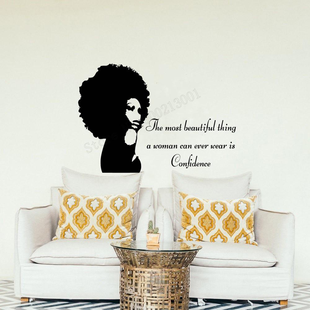 African Woman Wall Decal