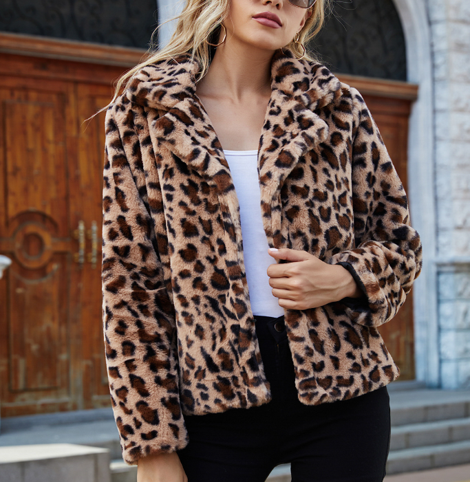 Leopard Print Coat Image 3