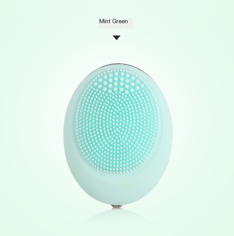 Face Cleansing Brush in use