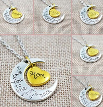 Moon Heart Necklace