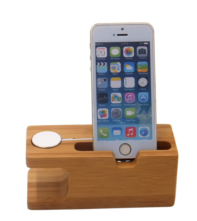 Bamboo Mobile Phone Stand