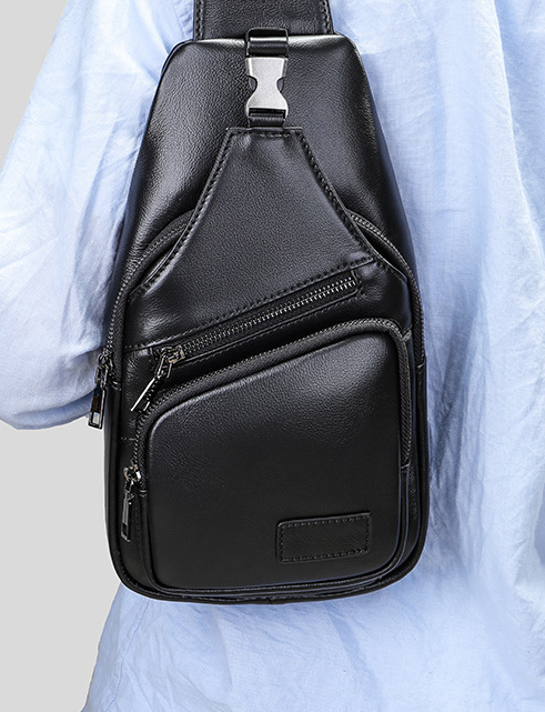 Men's Crossbody Bag - Black