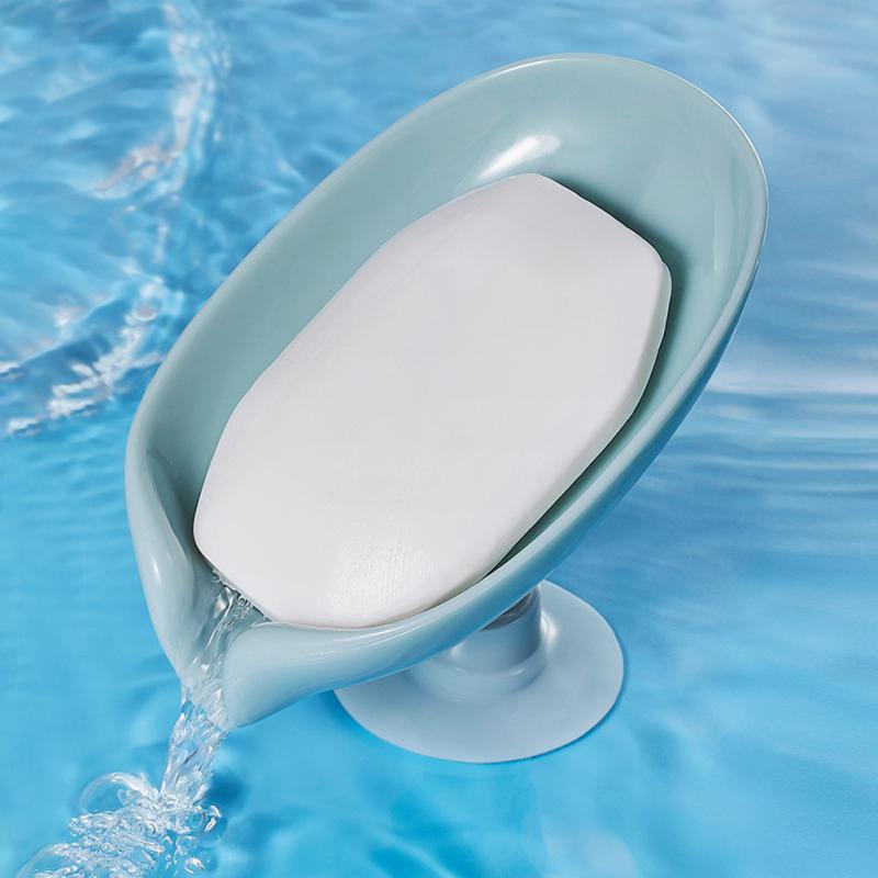 Leaf Shape Soap Box Green