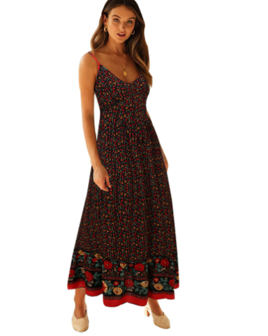 Vintage Floral Dress 1