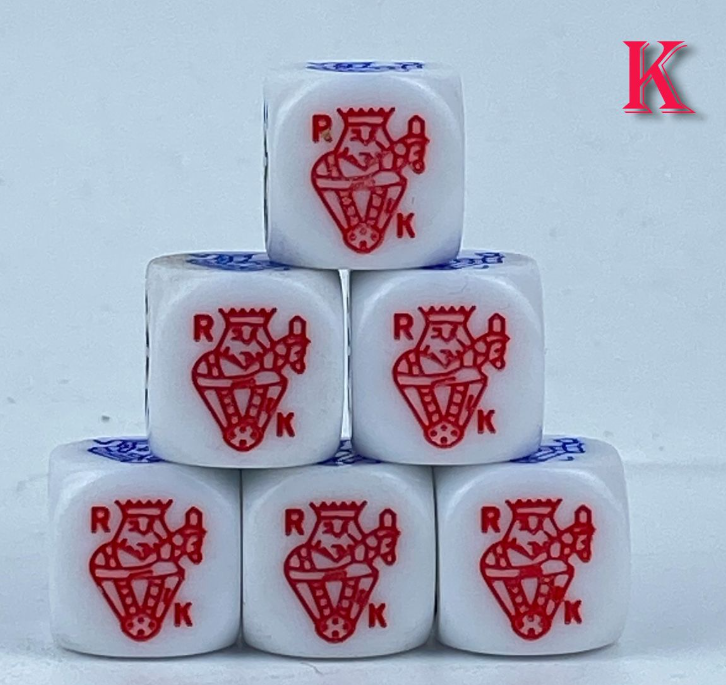Pure White Dice