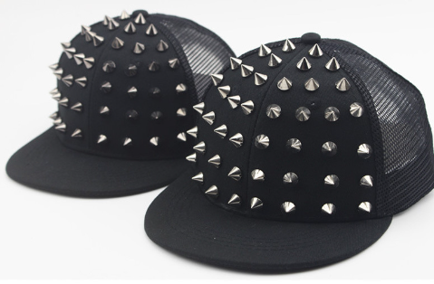 Punk Studded Cap Image 2