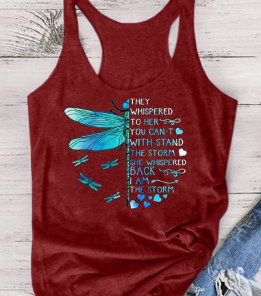 Blue Dragonfly Vest