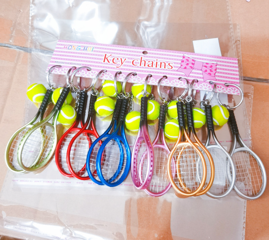Tennis Keychain Charm